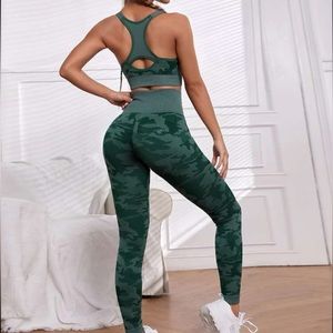 2pcs High Stretch Gym Set